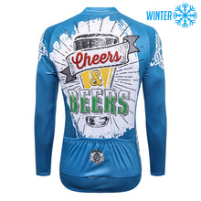 Load image into Gallery viewer, Thriller Rider Sports Bicycle Clothing Mens Cycling Jackets Winter(Cheers & Beers)