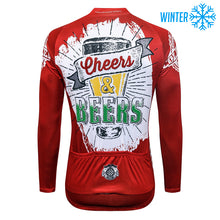 Load image into Gallery viewer, Thriller Rider Sports Bicycle Clothing Mens Cycling Jackets Winter(Cheers & Beers)