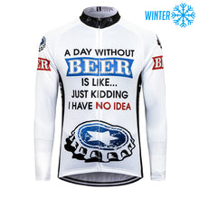 Cargar imagen en el visor de la galería, Thriller Rider Sports Ropa de Bicicleta Hombre Ciclismo Chaquetas Invierno/Térmico(Beer Cap)
