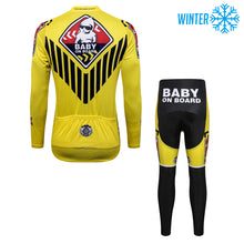 Load image into Gallery viewer, Thriller Rider Sports Bicycle Clothing Mens Cycling Jackets and Tights Winter Kit(Baby on Board)