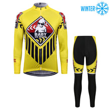 Load image into Gallery viewer, Thriller Rider Sports Bicycle Clothing Mens Cycling Jackets and Tights Winter Kit(Baby on Board)
