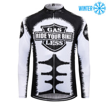Cargar imagen en el visor de la galería, Thriller Rider Sports Ropa de Bicicleta Hombre Ciclismo Chaquetas Invierno/Térmico(Gas Sucks Ride a Bike)