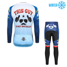 Lade das Bild in den Galerie-Viewer, Thriller Rider Sports Fahrradbekleidung Herren Fahrradjacken Radjacken und Lange Hosen Anzug Winter/Thermo(You Have Been Warned)