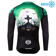 Cargar imagen en el visor de la galería, Thriller Rider Sports Ropa de Bicicleta Hombre Ciclismo Chaquetas Invierno/Térmico(Ghost Castle)
