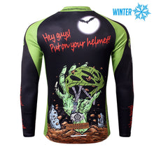 Load image into Gallery viewer, Thriller Rider Sports Bicycle Clothing Mens Cycling Jackets Winter(Hey Guys! Put on Your Helmet!)