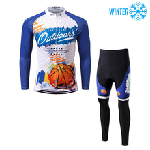 Cargar imagen en el visor de la galería, Thriller Rider Sports Ropa de Bicicleta Hombre Ciclismo Chaquetas y Culotte Largo Invierno/Térmico Traje(The Great Outdoor)