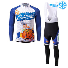 Load image into Gallery viewer, Thriller Rider Sports Bicycle Clothing Mens Cycling Jackets and Bib Tights Winter Kit(The Great Outdoor)