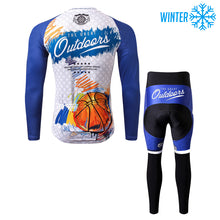 Cargar imagen en el visor de la galería, Thriller Rider Sports Ropa de Bicicleta Hombre Ciclismo Chaquetas y Culotte Largo Invierno/Térmico Traje(The Great Outdoor)