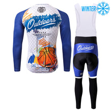 Load image into Gallery viewer, Thriller Rider Sports Bicycle Clothing Mens Cycling Jackets and Bib Tights Winter Kit(The Great Outdoor)