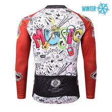 Load image into Gallery viewer, Thriller Rider Sports Bicycle Clothing Mens Cycling Jackets Winter(Love Music)