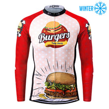 Load image into Gallery viewer, Thriller Rider Sports Bicycle Clothing Mens Cycling Jackets Winter(The Burgers)