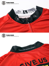 Load image into Gallery viewer, Thriller Rider Sports Bicycle Clothing Mens Cycling Jersey Long Sleeve and Bib Trousers Kit(Give Us 3 Feet Please)