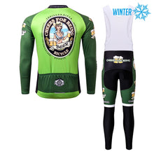 Carica l'immagine nel visualizzatore di Gallery, Thriller Rider Sports Abbigliamento per Biciclette Uomo Ciclismo Giacche e Calzamaglia con Bretelle Termico/Inverno Combinazione(Cheer for Being)