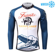Load image into Gallery viewer, Thriller Rider Sports Bicycle Clothing Mens Cycling Jackets Winter(Airplane)