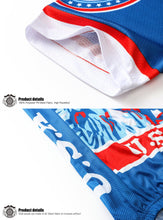 Lade das Bild in den Galerie-Viewer, Thriller Rider Sports Fahrradbekleidung Herren Fahrradweste Radweste Ärmellos Windweste(USA Flag)