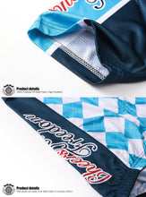 画像をギャラリービューアに読み込む, Thriller Rider Sports 自転車の服 メンズ サイクルジャージ + ビブショーツ 組み合わせ(Cheers for Freedom)