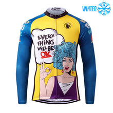 Load image into Gallery viewer, Thriller Rider Sports Bicycle Clothing Mens Cycling Jackets Winter(Everything Will Be OK)