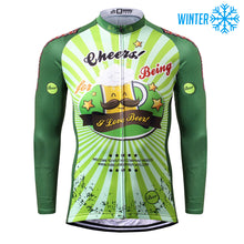 Cargar imagen en el visor de la galería, Thriller Rider Sports Ropa de Bicicleta Hombre Ciclismo Chaquetas Invierno/Térmico(Cheer for Being)
