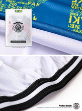 Carica l'immagine nel visualizzatore di Gallery, Thriller Rider Sports Abbigliamento per Biciclette Uomo Ciclismo Maglie e Pantaloncino con Bretelle Combinazione(Fake News)