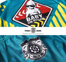 画像をギャラリービューアに読み込む, Thriller Rider Sports 自転車の服 メンズ サイクルジャケット + ビブタイツ 暖かい & ウィンター 組み合わせ(Baby on Board)