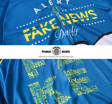 Cargar imagen en el visor de la galería, Thriller Rider Sports Ropa de Bicicleta Hombre Ciclismo Chaquetas y Culotte Largo con Tirantes Invierno/Térmico Traje(Fake News)