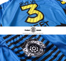 Lade das Bild in den Galerie-Viewer, Thriller Rider Sports Fahrradbekleidung Herren Fahrradtrikots Radtrikots Kurzärmlig(Give Us 3 Feet Please)