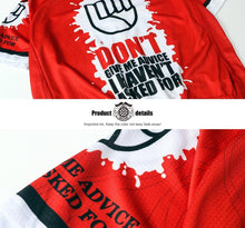 Load image into Gallery viewer, Thriller Rider Sports Bicycle Clothing Mens Cycling Jersey Long Sleeve and Bib Trousers Kit(Don't Give Me Advice)