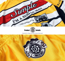 Cargar imagen en el visor de la galería, Thriller Rider Sports Ropa de Bicicleta Hombre Ciclismo Maillots y Culotte Largo con Tirantes Traje(I'm Simple Man)