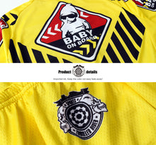 画像をギャラリービューアに読み込む, Thriller Rider Sports 自転車の服 メンズ サイクルジャージ 半袖(Baby on Board)