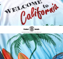 Cargar imagen en el visor de la galería, Thriller Rider Sports Ropa de Bicicleta Hombre Ciclismo Maillots Manga Corta(Welcome to California)