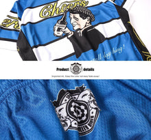 Charger l'image dans la galerie, Thriller Rider Sports Vêtements de Vélo Homme Cyclisme Vestes + Collant à Bretelles Thermique/Hiver Combinaison(Cheers for Being)