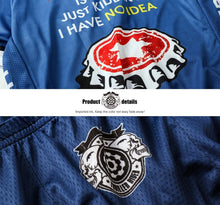画像をギャラリービューアに読み込む, Thriller Rider Sports 自転車の服 メンズ サイクル長袖 + ビブタイツ 組み合わせ(Beer Cap)