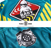 Cargar imagen en el visor de la galería, Thriller Rider Sports Ropa de Bicicleta Hombre Ciclismo Chalecos Sin Mangas Cortavientos(Baby on Board)