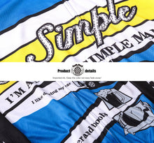 画像をギャラリービューアに読み込む, Thriller Rider Sports 自転車の服 メンズ サイクルジャージ 長袖(I'm Simple Man)