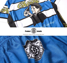 Cargar imagen en el visor de la galería, Thriller Rider Sports Ropa de Bicicleta Hombre Ciclismo Maillots y Culotte Largo Traje(Cheers for Being)