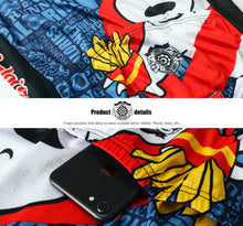 Lade das Bild in den Galerie-Viewer, Thriller Rider Sports Fahrradbekleidung Herren Fahrradtrikots Radtrikots Kurzärmlig(Burn My Calorie)