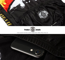 Load image into Gallery viewer, Thriller Rider Sports Bicycle Clothing Mens Cycling Jersey Short Sleeve and Bib Shorts Kit(The Devil is in Your Heart)