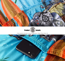 Cargar imagen en el visor de la galería, Thriller Rider Sports Ropa de Bicicleta Hombre Ciclismo Maillots Manga Corta(Welcome to California)