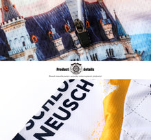 Cargar imagen en el visor de la galería, Thriller Rider Sports Ropa de Bicicleta Hombre Ciclismo Maillots Manga Corta(Schoss Neuschwanstein)