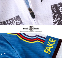 Carica l'immagine nel visualizzatore di Gallery, Thriller Rider Sports Abbigliamento per Biciclette Uomo Ciclismo Maglie Manica Corta(Fake News)