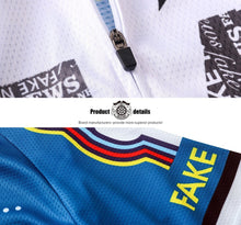 画像をギャラリービューアに読み込む, Thriller Rider Sports 自転車の服 メンズ サイクルジ長袖 + ズボン 組み合わせ(Fake News)