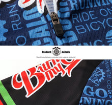 Lade das Bild in den Galerie-Viewer, Thriller Rider Sports Fahrradbekleidung Herren Fahrradjacken Radjacken und Lange Hosen Anzug Winter/Thermo(Burn My Calorie)