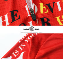 Cargar imagen en el visor de la galería, Thriller Rider Sports Ropa de Bicicleta Hombre Ciclismo Maillots Manga Corta(The Devil is in Your Heart)