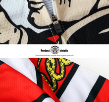 Lade das Bild in den Galerie-Viewer, Thriller Rider Sports Fahrradbekleidung Herren Fahrradtrikots Radtrikots und Lange Trägerhose Anzug Winter/Thermo(Cheers for Being)