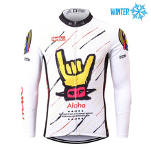Charger l'image dans la galerie, Thriller Rider Sports Vêtements de Vélo Homme Cyclisme Vestes Thermique/Hiver(Aloha)