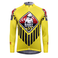Load image into Gallery viewer, Thriller Rider Sports Bicycle Clothing Mens Cycling Jersey Long Sleeve(Baby on Board)