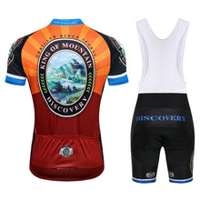 Load image into Gallery viewer, Thriller Rider Sports Bicycle Clothing Mens Cycling Jersey Short Sleeve and Bib Shorts Kit(Discovery)