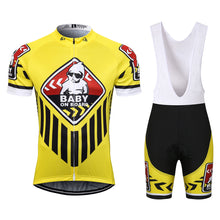 Load image into Gallery viewer, Thriller Rider Sports Bicycle Clothing Mens Cycling Jersey Short Sleeve and Bib Shorts Kit(Baby on Board)