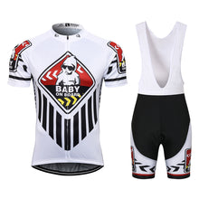 Load image into Gallery viewer, Thriller Rider Sports Bicycle Clothing Mens Cycling Jersey Short Sleeve and Bib Shorts Kit(Baby on Board)