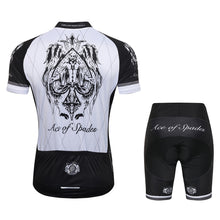 Lade das Bild in den Galerie-Viewer, Thriller Rider Sports Fahrradbekleidung Herren Fahrradtrikots Radtrikots und Radhosen Anzug(Ace of Spades)